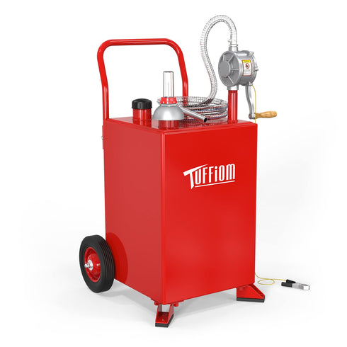 TUFFIOM 20/30/35 Gallon Portable Fuel Storage Tank with Wheels